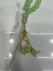 33 lacquered glass beads of Muslim prayer beads, alloy whisk tips, fifty to twelve per piece. The price is the price per piece details Picture